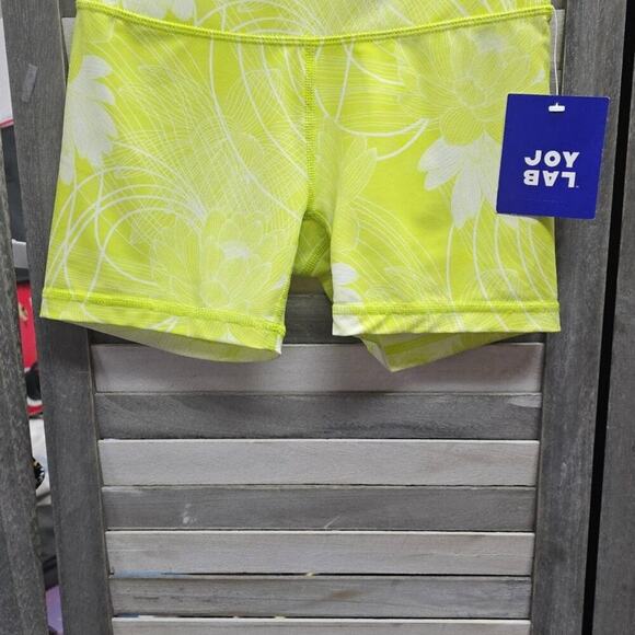 Floral Print High-Rise Bike Shorts 4" | JoyLab | XX Small - Picture 2 of 10